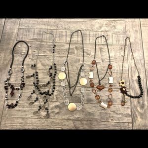 5 necklaces bundle